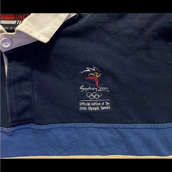Sydney Olympics 2000 Line 7 Team Australia Vintage Polo Embroidered Sz M - Picture 6 of 6